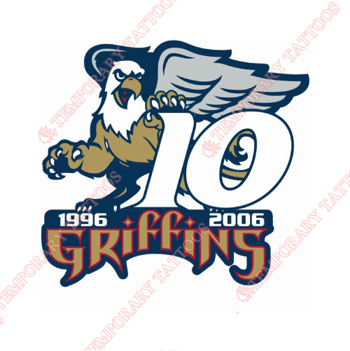 Grand Rapids Griffins Customize Temporary Tattoos Stickers NO.9011